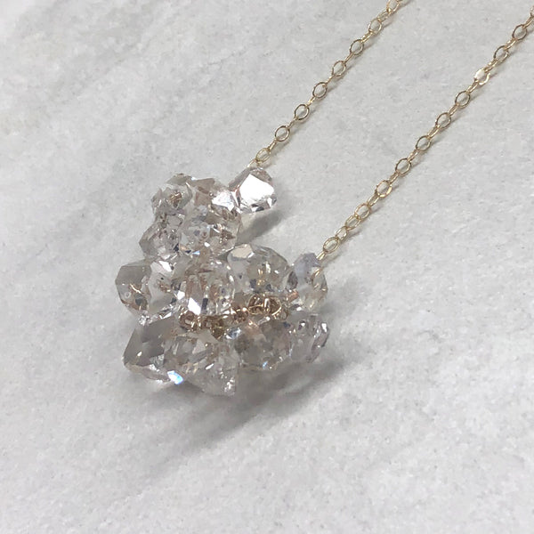 18K White Gold 0.50ctw Diamond Round Cluster Pendant Necklace- APD-872 –  Moyer Fine Jewelers