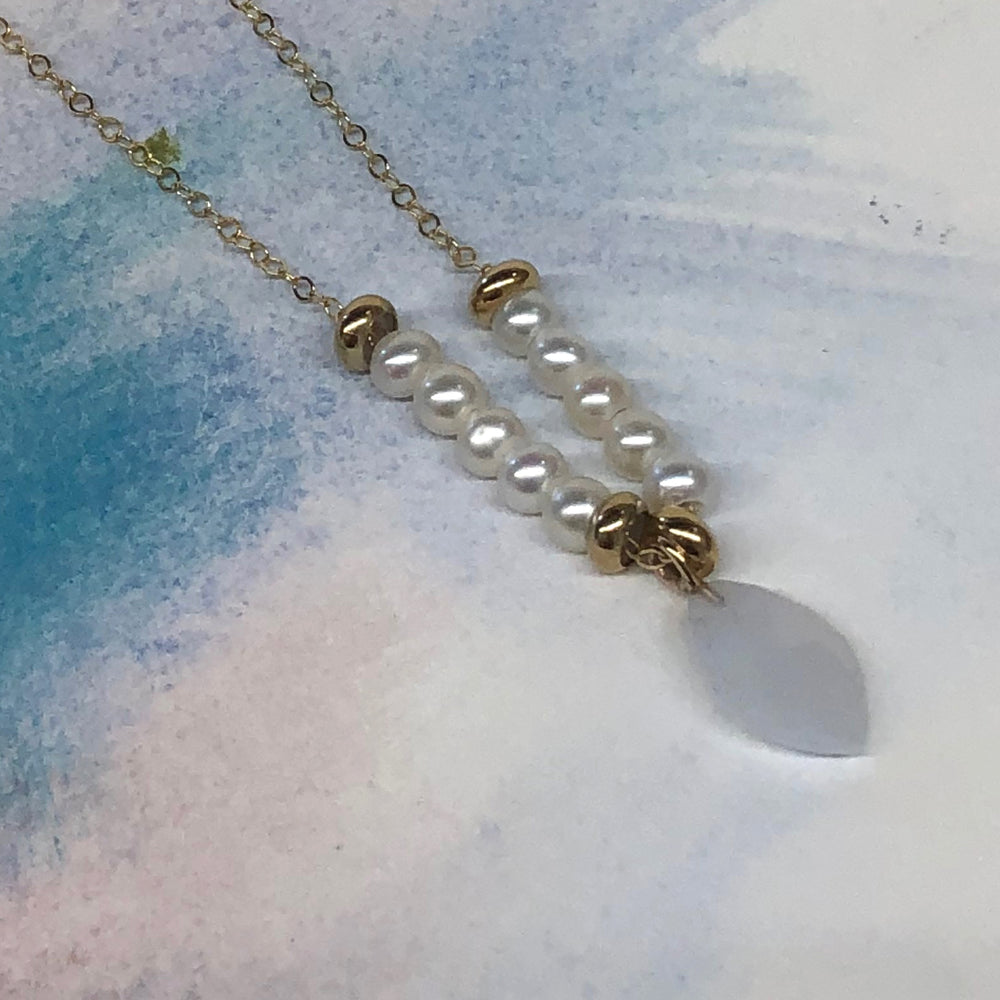 
                  
                    Chalcedony and Pearl Necklace
                  
                