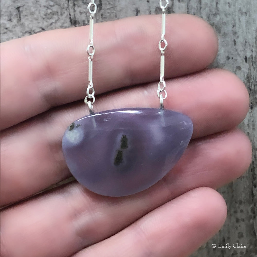 Moss Chalcedony Necklace