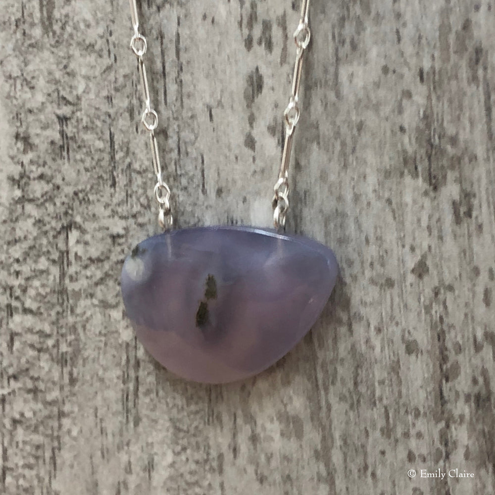 
                  
                    Moss Chalcedony Necklace
                  
                