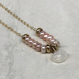 
                  
                    Moonstone and Pearl Necklace
                  
                